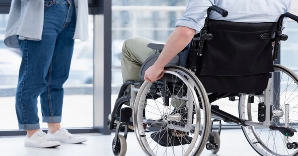 disability lawyer California, man in wheelchair legal consultation